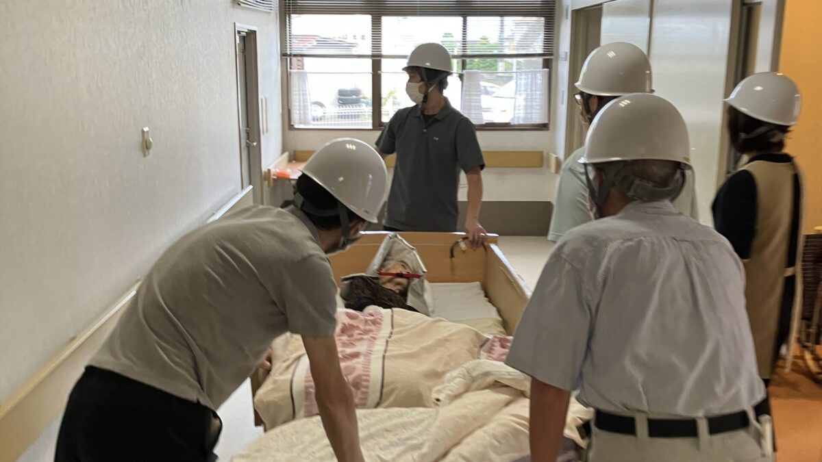 防災訓練を実施しました。