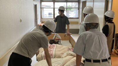 防災訓練を実施しました。