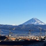 白峰荘からの富士山