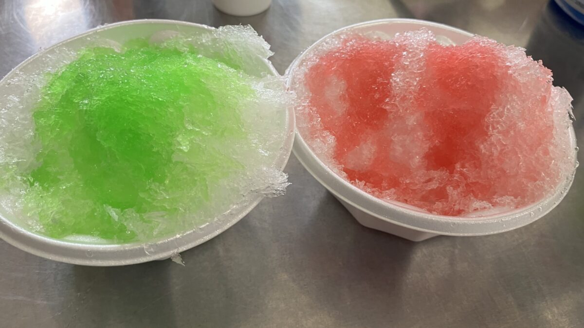 かき氷食べました！
